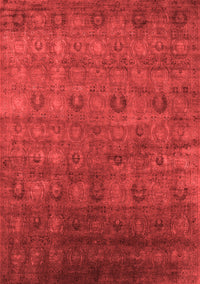 Oriental Red Industrial Rug, urb2656red