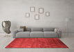 Industrial Red Washable Rugs