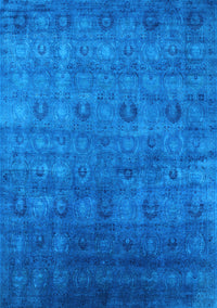 Oriental Light Blue Industrial Rug, urb2656lblu