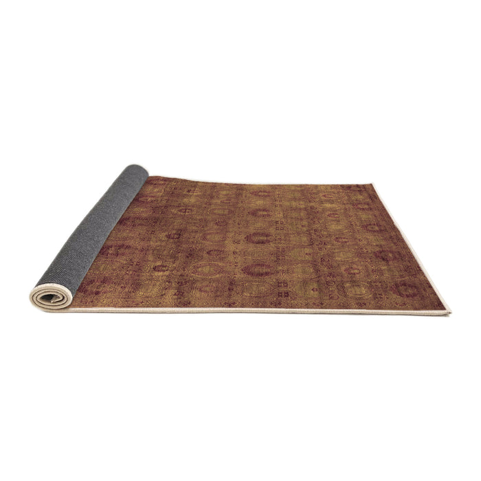 Sideview of Oriental Orange Industrial Rug, urb2656org