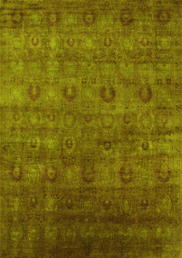 Oriental Yellow Industrial Rug, urb2656yw