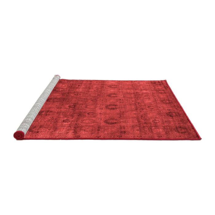 Industrial Red Washable Rugs