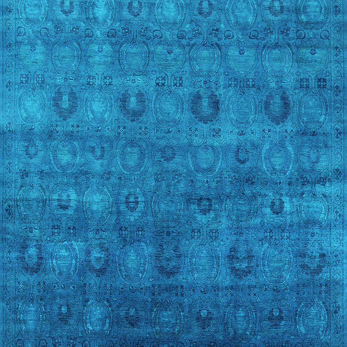 Oriental Turquoise Industrial Rug, urb2656turq
