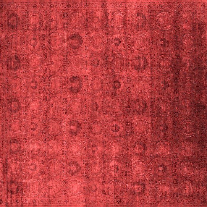 Machine Washable Oriental Red Industrial Rug, wshurb2656red