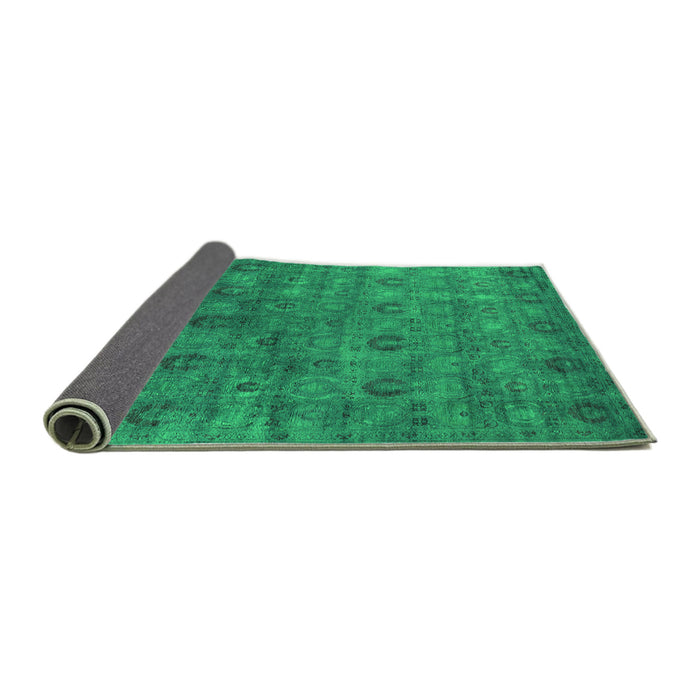 Sideview of Oriental Green Industrial Rug, urb2656grn