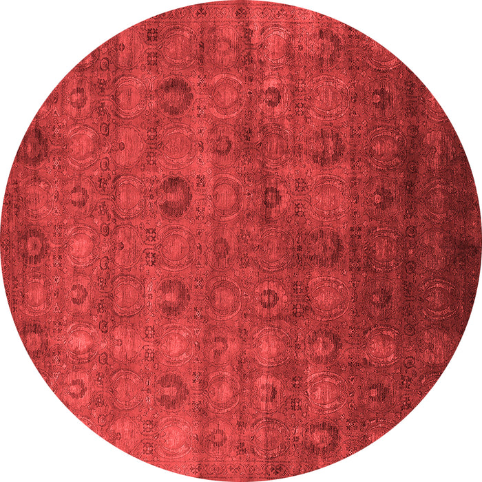 Machine Washable Oriental Red Industrial Rug, wshurb2656red