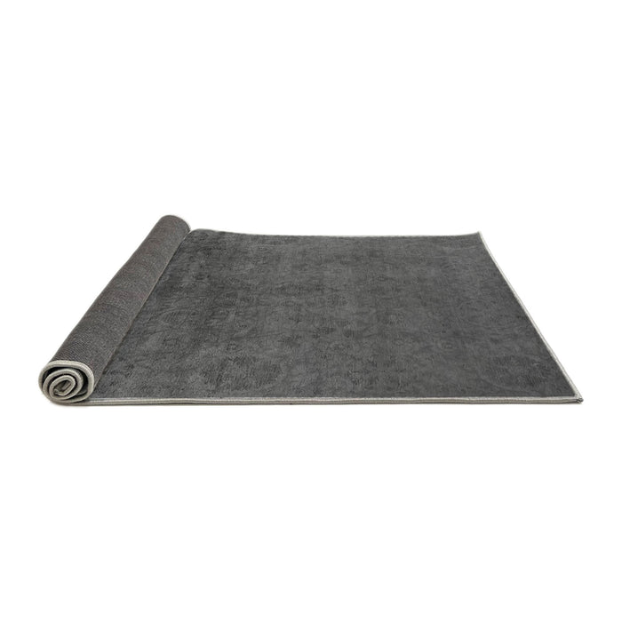 Sideview of Oriental Gray Industrial Rug, urb2657gry