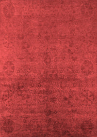 Oriental Red Industrial Rug, urb2657red