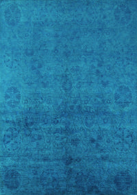 Oriental Turquoise Industrial Rug, urb2657turq