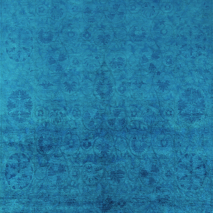 Oriental Turquoise Industrial Rug, urb2657turq