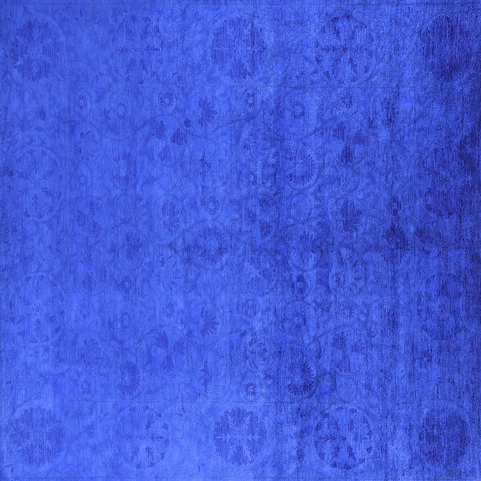 Square Machine Washable Oriental Purple Industrial Area Rugs, wshurb2657pur