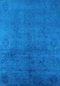 Oriental Light Blue Industrial Rug, urb2657lblu