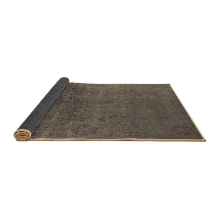 Sideview of Oriental Brown Industrial Rug, urb2657brn