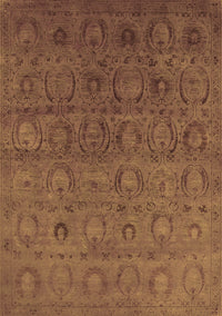 Oriental Orange Industrial Rug, urb2658org