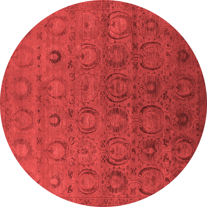 Machine Washable Oriental Red Industrial Rug, wshurb2658red