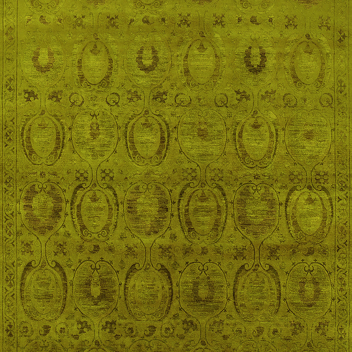Oriental Yellow Industrial Rug, urb2658yw
