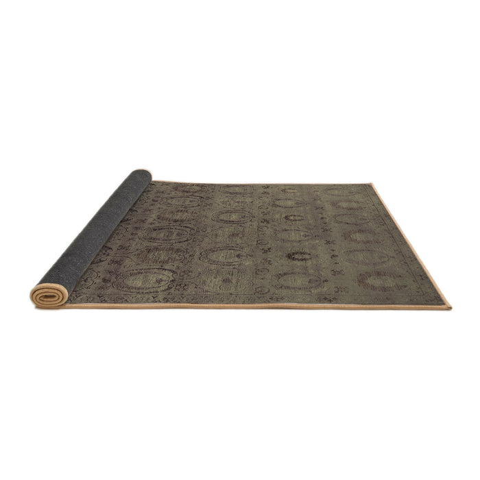 Sideview of Oriental Brown Industrial Rug, urb2658brn