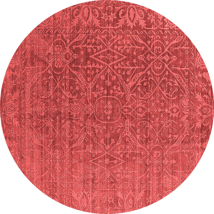 Machine Washable Oriental Red Industrial Rug, wshurb2659red