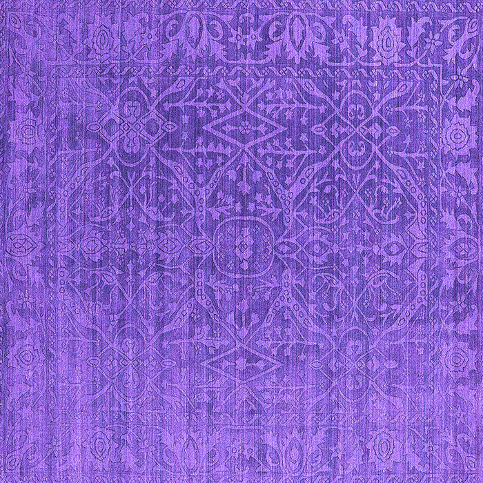 Square Oriental Purple Industrial Rug, urb2659pur