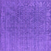 Square Machine Washable Oriental Purple Industrial Area Rugs, wshurb2659pur