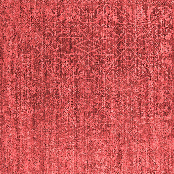 Machine Washable Oriental Red Industrial Rug, wshurb2659red