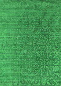 Oriental Green Industrial Rug, urb2659grn