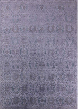 Mid-Century Modern Lavender Purple Oriental Rug, urb2660