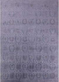 Machine Washable Industrial Modern Lavender Purple Rug, wshurb2660