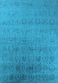 Oriental Light Blue Industrial Rug, urb2660lblu