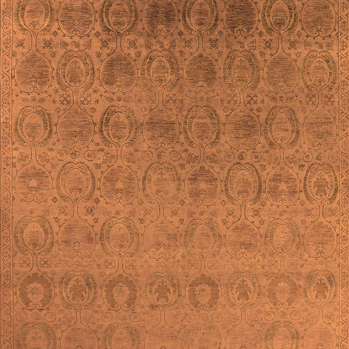 Oriental Orange Industrial Rug, urb2660org