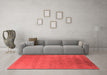 Industrial Red Washable Rugs