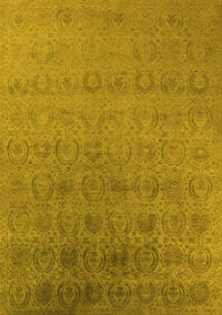 Oriental Yellow Industrial Rug, urb2660yw