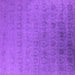 Square Oriental Purple Industrial Rug, urb2660pur