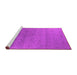 Sideview of Machine Washable Oriental Pink Industrial Rug, wshurb2660pnk