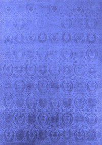 Oriental Blue Industrial Rug, urb2660blu