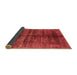 Sideview of Oriental Brown Industrial Rug, urb2661brn