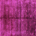 Square Machine Washable Oriental Purple Industrial Area Rugs, wshurb2661pur