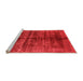 Sideview of Machine Washable Oriental Orange Industrial Area Rugs, wshurb2661org