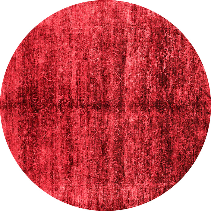 Machine Washable Oriental Red Industrial Rug, wshurb2661red
