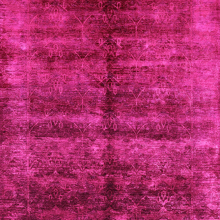 Machine Washable Oriental Pink Industrial Rug, wshurb2661pnk