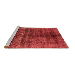 Sideview of Machine Washable Oriental Brown Industrial Rug, wshurb2661brn