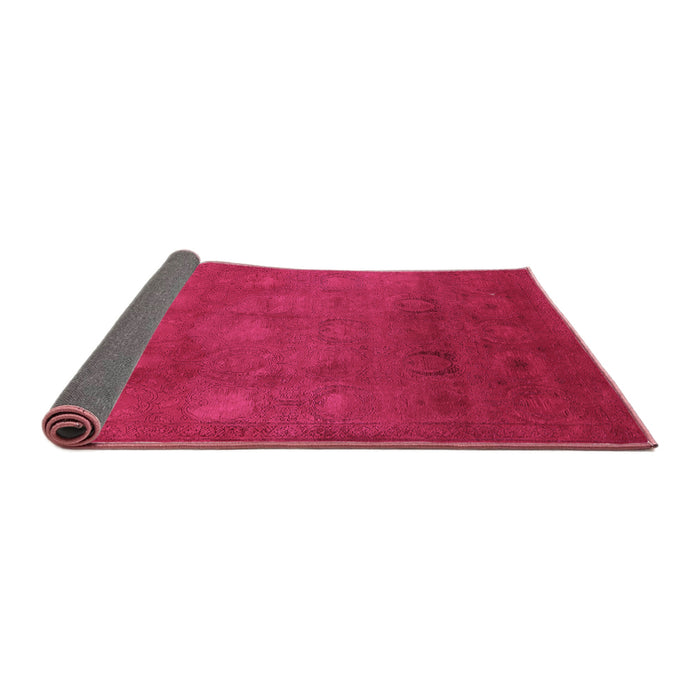 Sideview of Oriental Purple Industrial Rug, urb2662pur