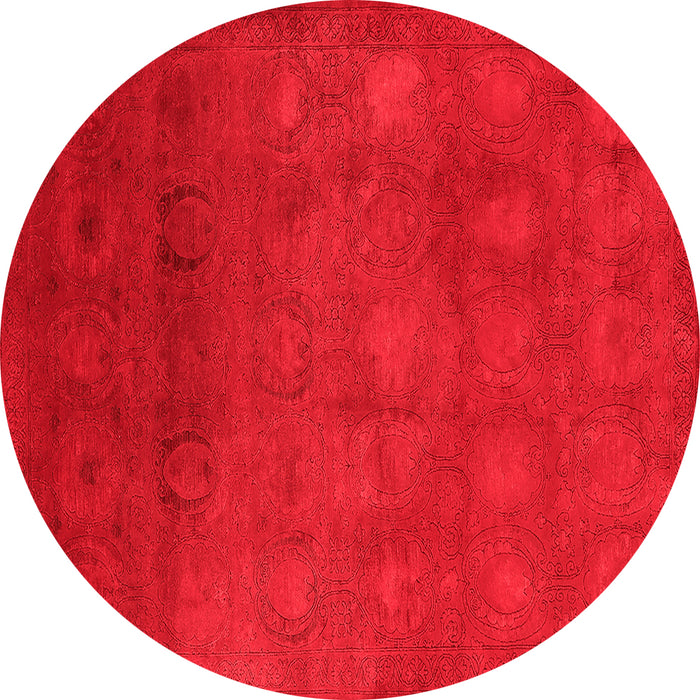 Machine Washable Oriental Red Industrial Rug, wshurb2662red