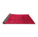 Sideview of Oriental Pink Industrial Rug, urb2662pnk