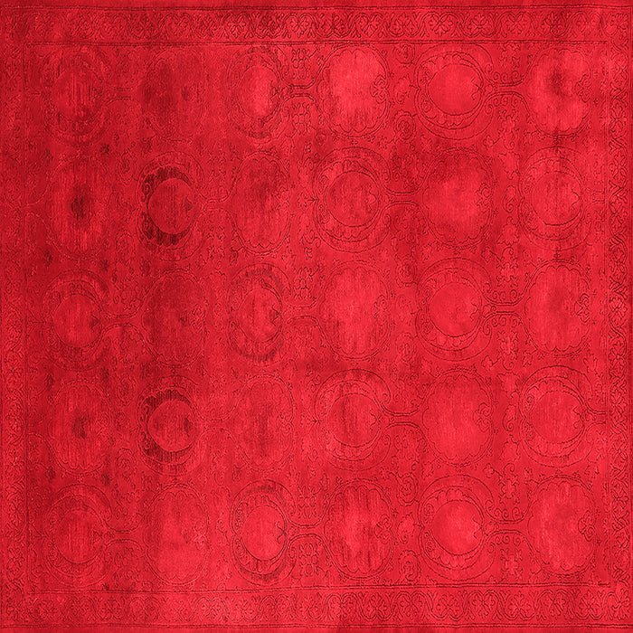 Machine Washable Oriental Red Industrial Rug, wshurb2662red