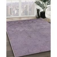 Mid-Century Modern French Lilac Purple Oriental Rug, urb2663