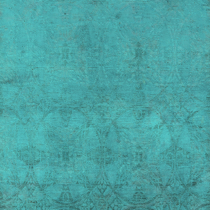 Oriental Turquoise Industrial Rug, urb2663turq