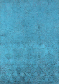 Oriental Light Blue Industrial Rug, urb2663lblu