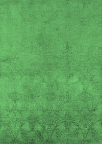 Oriental Emerald Green Industrial Rug, urb2663emgrn