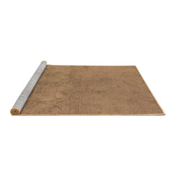 Sideview of Machine Washable Oriental Brown Industrial Rug, wshurb2663brn